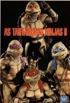 Teenage Mutant Ninja Turtles II: The Secret of the Ooze - Brazilian Movie Cover (xs thumbnail)