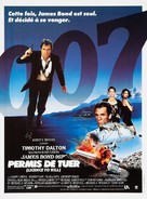 Licence To Kill - French Movie Poster (xs thumbnail)