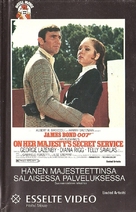 On Her Majesty&#039;s Secret Service - Finnish VHS movie cover (xs thumbnail)
