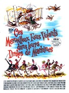Those Magnificent Men In Their Flying Machines - French Movie Poster (xs thumbnail)