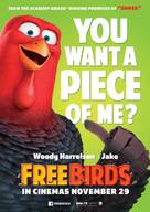 Free Birds - British Movie Poster (xs thumbnail)