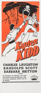 Captain Kidd - Swedish Movie Poster (xs thumbnail)