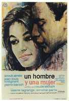Un homme et une femme - Spanish Movie Poster (xs thumbnail)