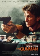 The Gunman - German Movie Poster (xs thumbnail)