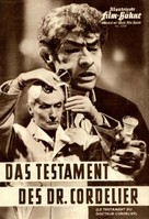Le testament du Docteur Cordelier - German poster (xs thumbnail)