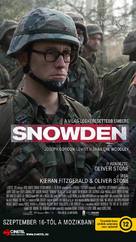 Snowden - Hungarian Movie Poster (xs thumbnail)