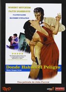 Where Danger Lives - Spanish DVD movie cover (xs thumbnail)