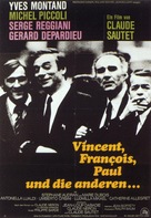 Vincent, Fran&ccedil;ois, Paul... et les autres - German Movie Poster (xs thumbnail)