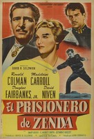 The Prisoner of Zenda - Argentinian Movie Poster (xs thumbnail)
