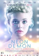 The Neon Demon - Polish Movie Poster (xs thumbnail)