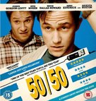 50/50 - British Blu-Ray movie cover (xs thumbnail)