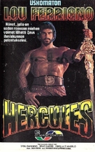 Hercules - Finnish VHS movie cover (xs thumbnail)