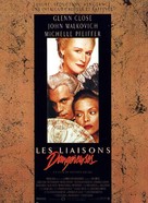 Dangerous Liaisons - French Movie Poster (xs thumbnail)