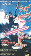 Surf Nazis Must Die - Finnish VHS movie cover (xs thumbnail)