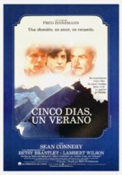 Five Days One Summer - Spanish Movie Poster (xs thumbnail)