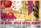 Je serai seule apr&egrave;s minuit - French Movie Poster (xs thumbnail)