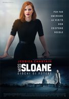 Miss Sloane - Italian Movie Poster (xs thumbnail)