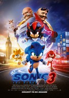 Sonic the Hedgehog 3 - Swedish Movie Poster (xs thumbnail)