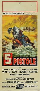 Five Guns to Tombstone - Italian Movie Poster (xs thumbnail)