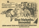 Histoire immortelle - Spanish Movie Poster (xs thumbnail)