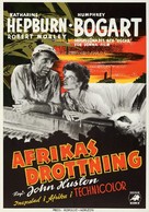 The African Queen - Swedish Movie Poster (xs thumbnail)