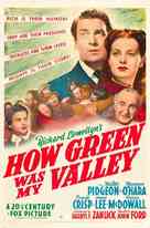 How Green Was My Valley - Movie Poster (xs thumbnail)