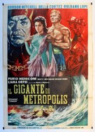 Il gigante di Metropolis - Italian Movie Poster (xs thumbnail)