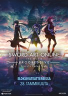 Gekij&ocirc;ban Sword Art Online Progressive Hoshi naki yoru no Aria - Finnish Movie Poster (xs thumbnail)