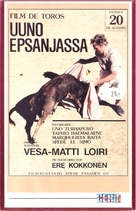 Uuno Epsanjassa - Finnish VHS movie cover (xs thumbnail)