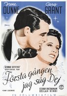 Penny Serenade - Swedish Movie Poster (xs thumbnail)
