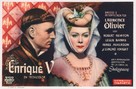 The Chronicle History of King Henry the Fifth with His Battell Fought at Agincourt in France - Spanish Movie Poster (xs thumbnail)