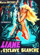 Liane, die wei&szlig;e Sklavin - French Movie Poster (xs thumbnail)