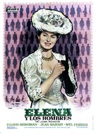 Elena et les hommes - Spanish Movie Poster (xs thumbnail)