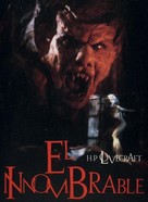 The Unnamable - Spanish DVD movie cover (xs thumbnail)