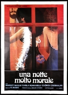 Egy erk&ouml;lcs&ouml;s &eacute;jszaka - Italian Movie Poster (xs thumbnail)