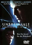 Unbreakable - German Movie Cover (xs thumbnail)