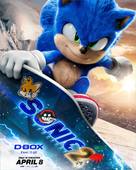 Quadro Sonic 2 O Filme 2022 Knuckles Pôster C/ Moldura A3