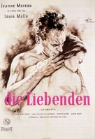 Les amants - German Movie Poster (xs thumbnail)