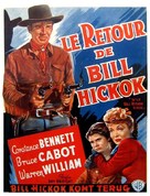 Wild Bill Hickok Rides - Belgian Movie Poster (xs thumbnail)