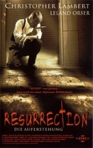 Resurrection - German VHS movie cover (xs thumbnail)