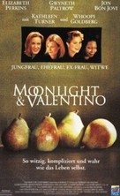 Moonlight and Valentino - German VHS movie cover (xs thumbnail)