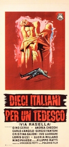 Dieci italiani per un tedesco (Via Rasella) - Italian Movie Poster (xs thumbnail)