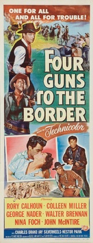 Four Guns to the Border - Movie Poster (xs thumbnail)