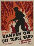 Kampen om tungtvannet - Norwegian Movie Poster (xs thumbnail)