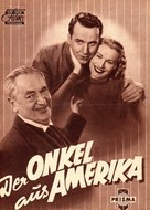 Der Onkel aus Amerika - German poster (xs thumbnail)