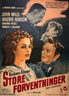 Great Expectations - Danish Movie Poster (xs thumbnail)