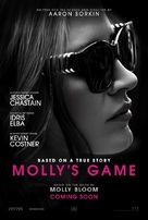 Molly&#039;s Game - Movie Poster (xs thumbnail)