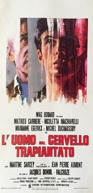 L&#039;homme au cerveau greff&eacute; - Italian Movie Poster (xs thumbnail)