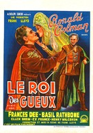 If I Were King - Belgian Movie Poster (xs thumbnail)