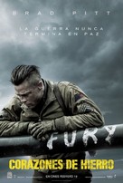 Fury - Mexican Movie Poster (xs thumbnail)